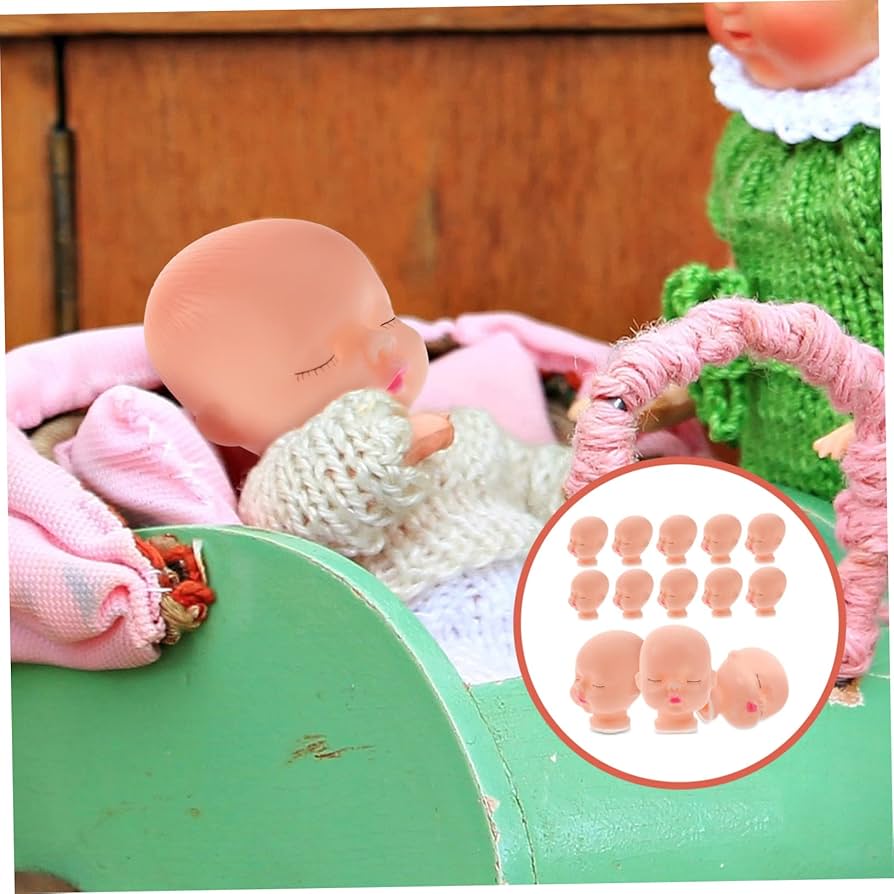 Amazon.co.jp: 30 個ビニール人形ヘッド bjd メイクアップ